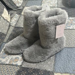 Soft furry boots